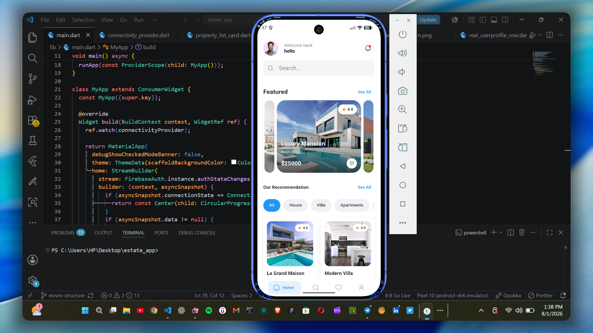Estate App preview